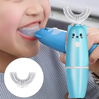 Ultrasone elektrische tandenborstel voor kinderen - U-vorm