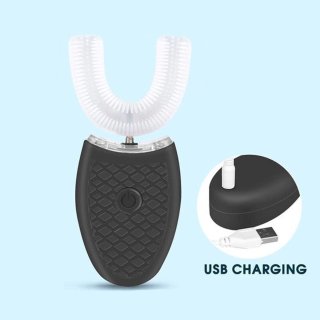 Wat vinden we goed aan de Ultrasone U‑vorm Elektrische Tandenborstel - Blauw