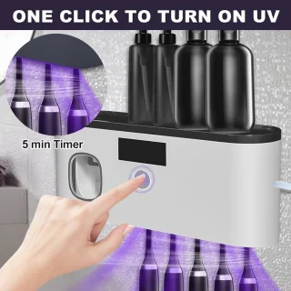 Universeel UV Tandenborstelsterilisator - Tandenborstelhouder