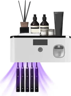 Universeel UV Tandenborstelsterilisator - Tandenborstelhouder