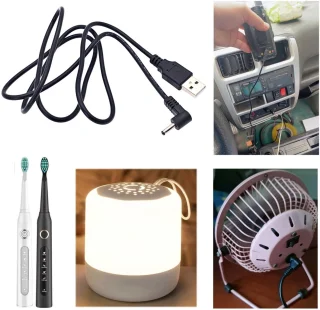 USB-naar-DC-oplaadkabel voor elektrische tandenborstel