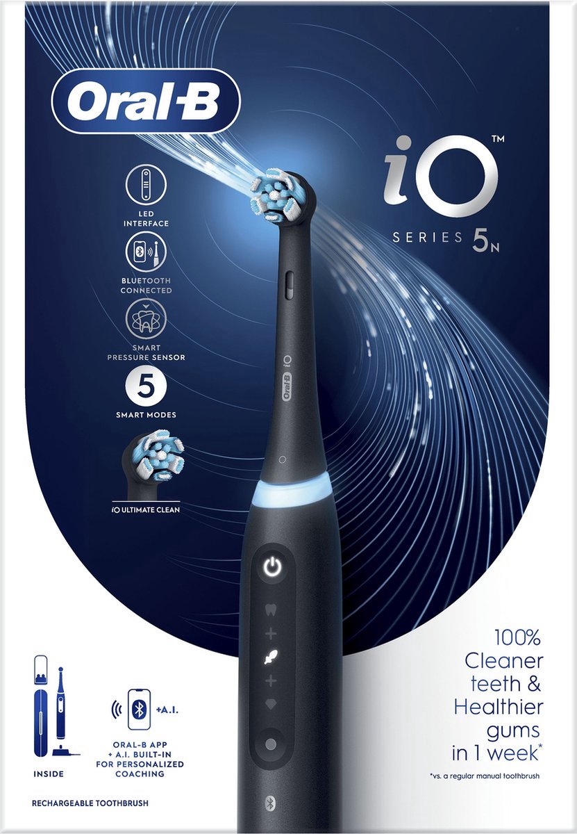 Wat vinden we goed aan de Vanavondinhuis Oral-B iO 5N Zwart Startset