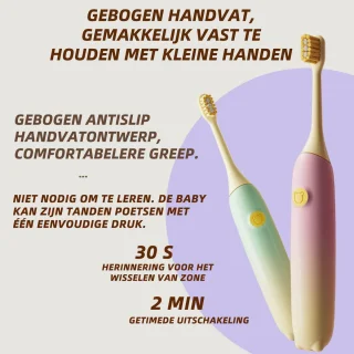 Verloop Elektrische Tandenborstel Kind 4-8 jaar Roze