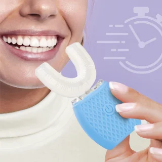 VITALmaxx 360° sonische tandenborstel wit/turquoise