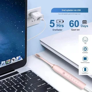 Vitdipy Elektrische tandenborstel – Roze