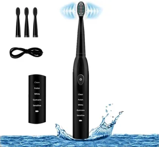 Vitdipy Sonische Elektrische Tandenborstel - Zwart