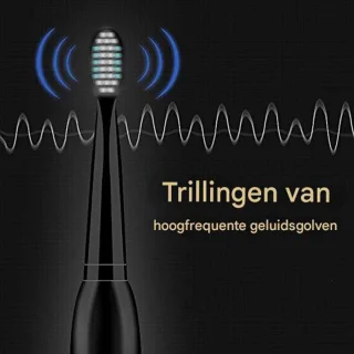 Vitdipy Sonische Elektrische Tandenborstel - Zwart