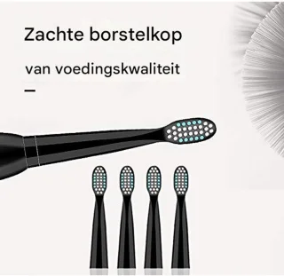 Vitdipy Sonische Elektrische Tandenborstel - Zwart