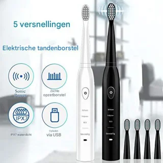 Vitdipy - Sonische Tandenborstel - Zwart