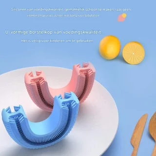 Vitdipy U-vormige elektrische tandenborstel