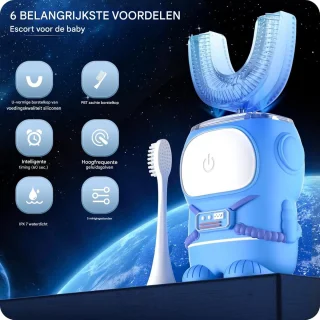 Vitdipy U-vormige elektrische tandenborstel