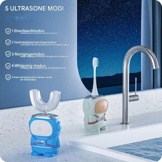 Vitdipy U-vormige elektrische tandenborstel