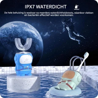 Vitdipy U-vormige elektrische tandenborstel