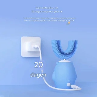 Vitdipy U-vormige elektrische tandenborstel - roze