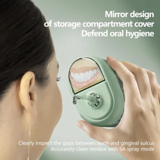 Waterflosser Draadloos met 5 Tips en Telescopische Tank
