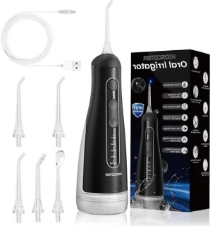 Waterflosser Draadloze Monddouche Zwart