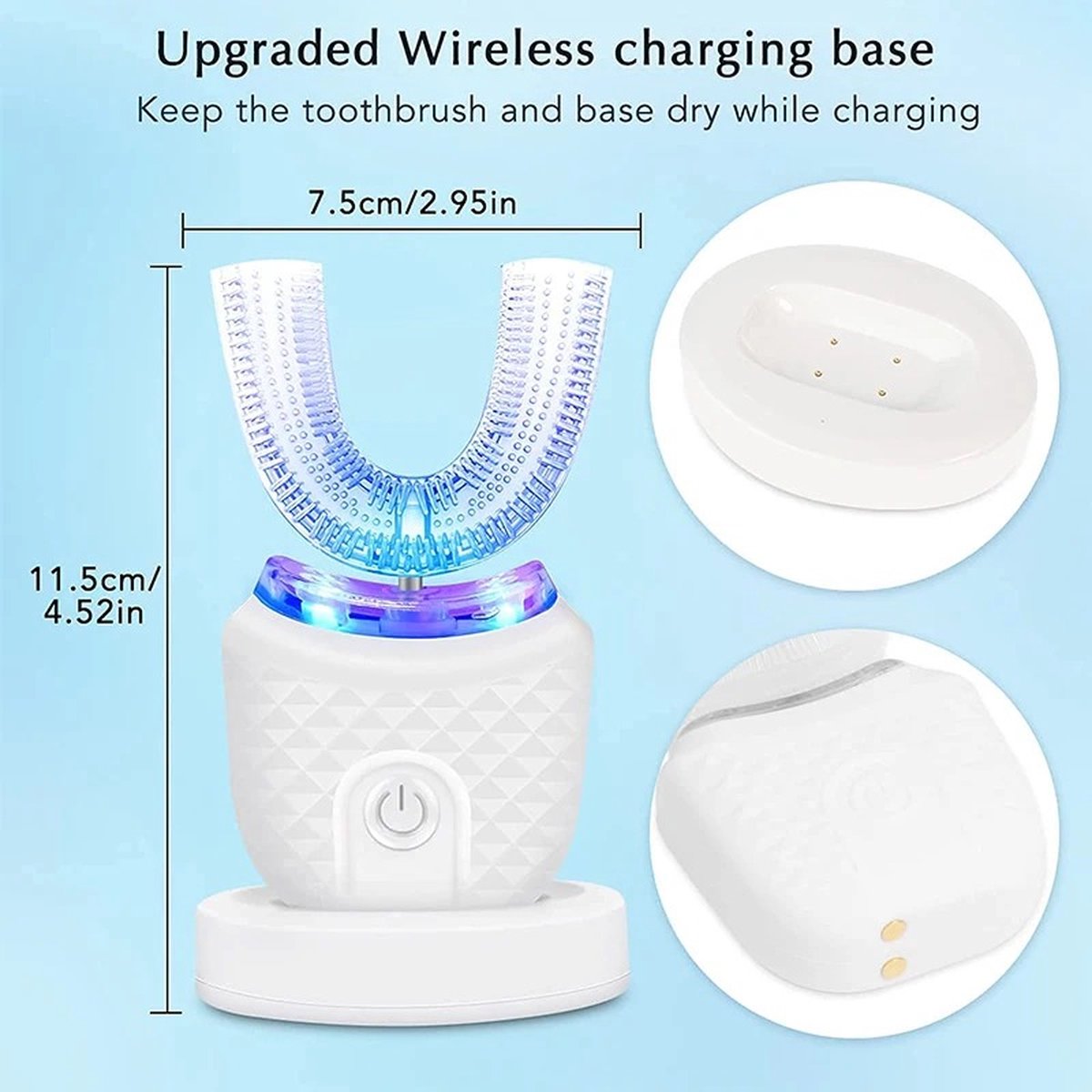 WIT SPA-model Sonische Elektrische Tandenborstel U Vorm USB