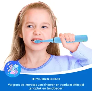 Ynkkvre Elektrische kindertandenborstel Blauw