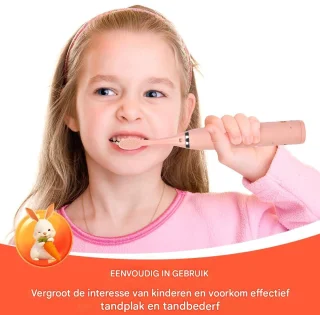 Ynkkvre Elektrische Kindertandenborstel Roze