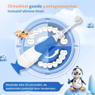 Youha Elektrische Tandenborstel Baby & Kind Donkerblauw
