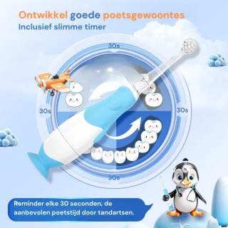 Youha Elektrische Tandenborstel Baby & Kind Lichtblauw