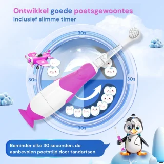 Youha Elektrische Tandenborstel Baby & Kind Paars