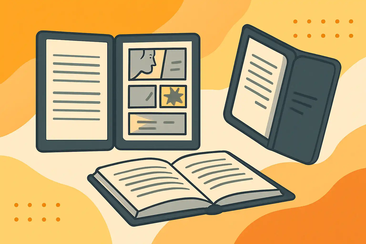 Dual-screen en opvouwbare e-readers: waarom ze ideaal zijn voor studie, strips en multitasken