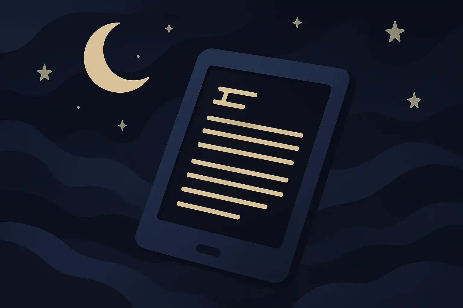 Nachtbril voor je e-reader: hoe dark mode en inverted text je avondleesroutine revolutioneren
