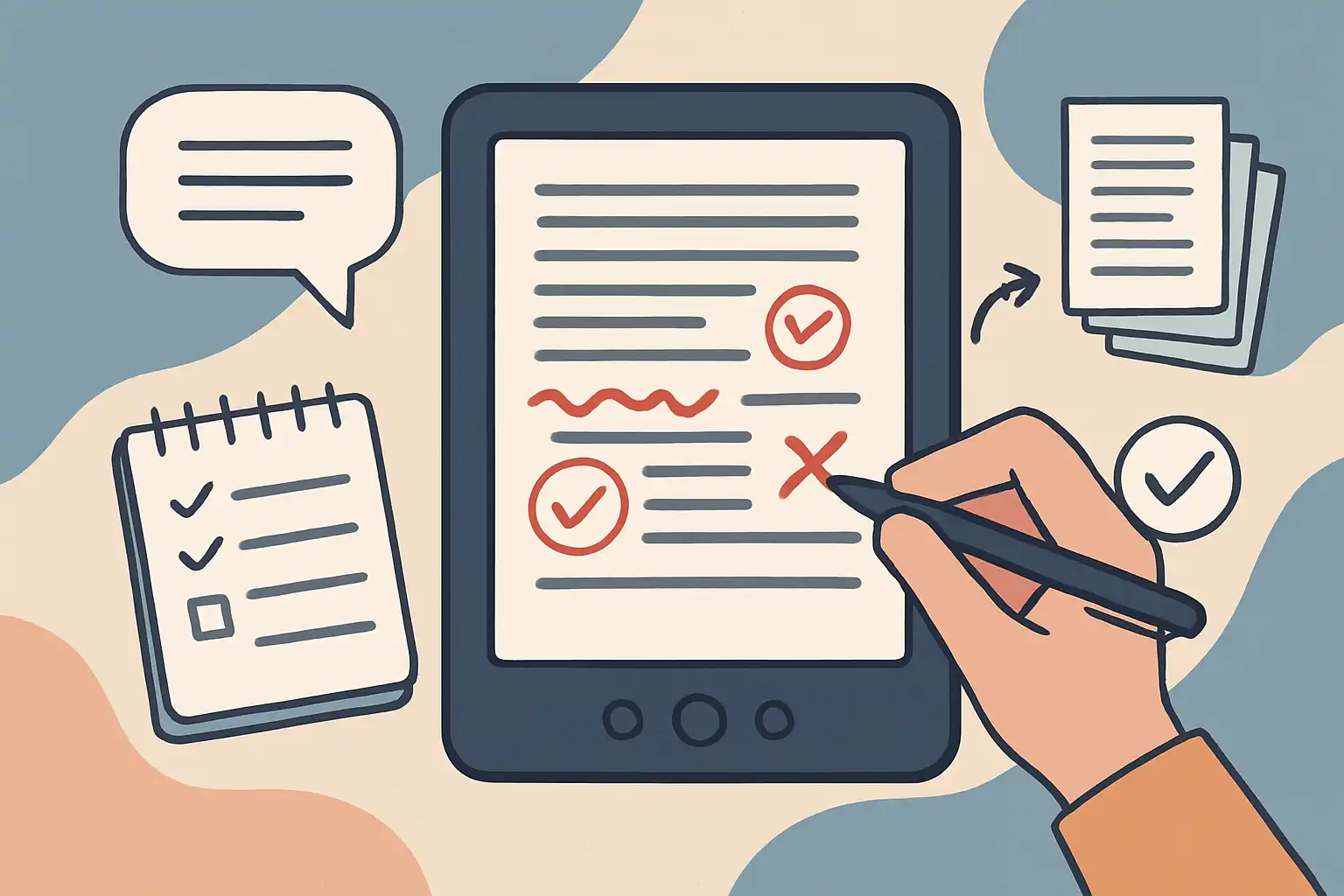 Zo gebruik je je e-reader als redactietool: slim redigeren, feedback en versiebeheer onderweg