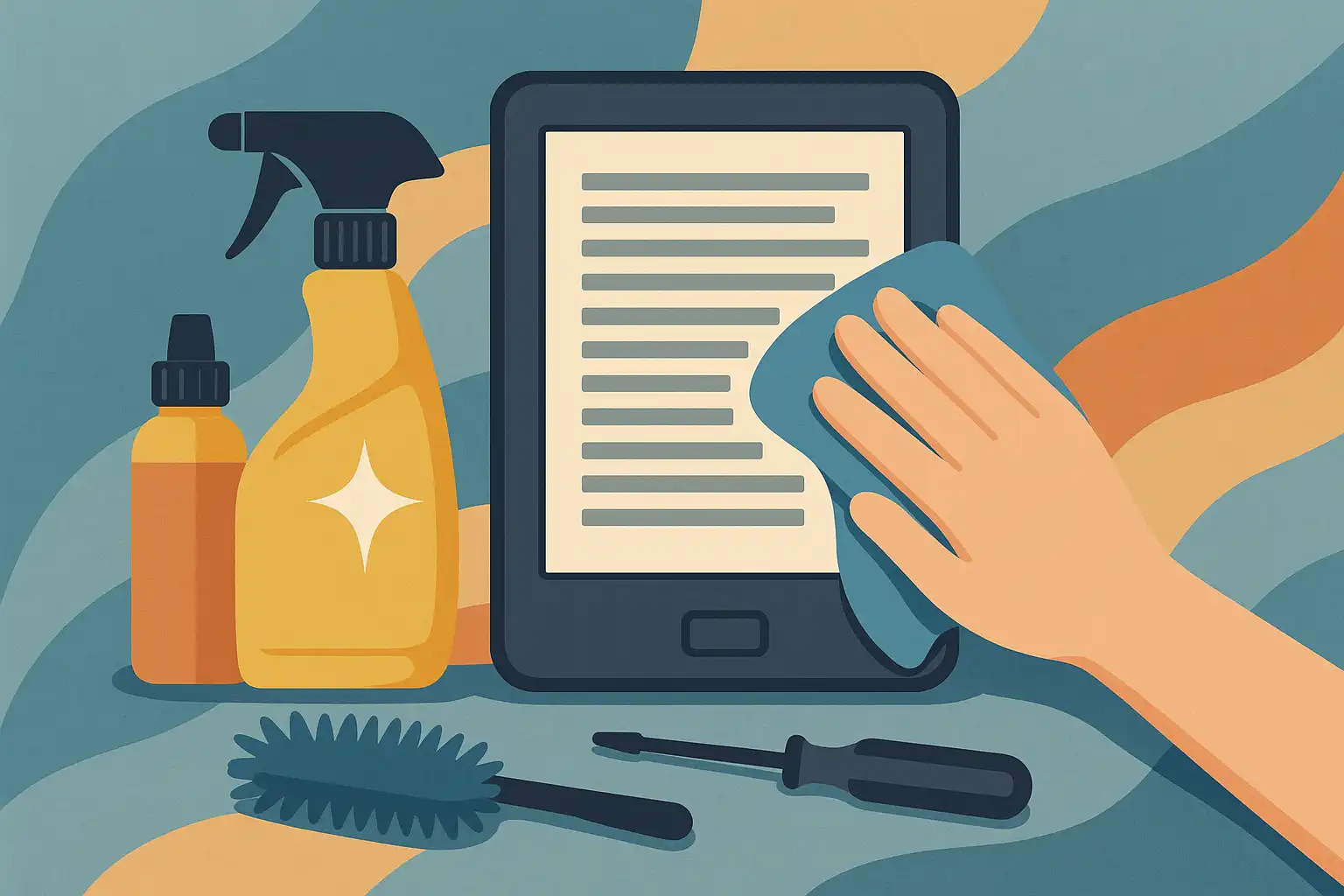 Zo houd je je e-reader krasvrij en schoon: 7 onverwachte onderhoudstips