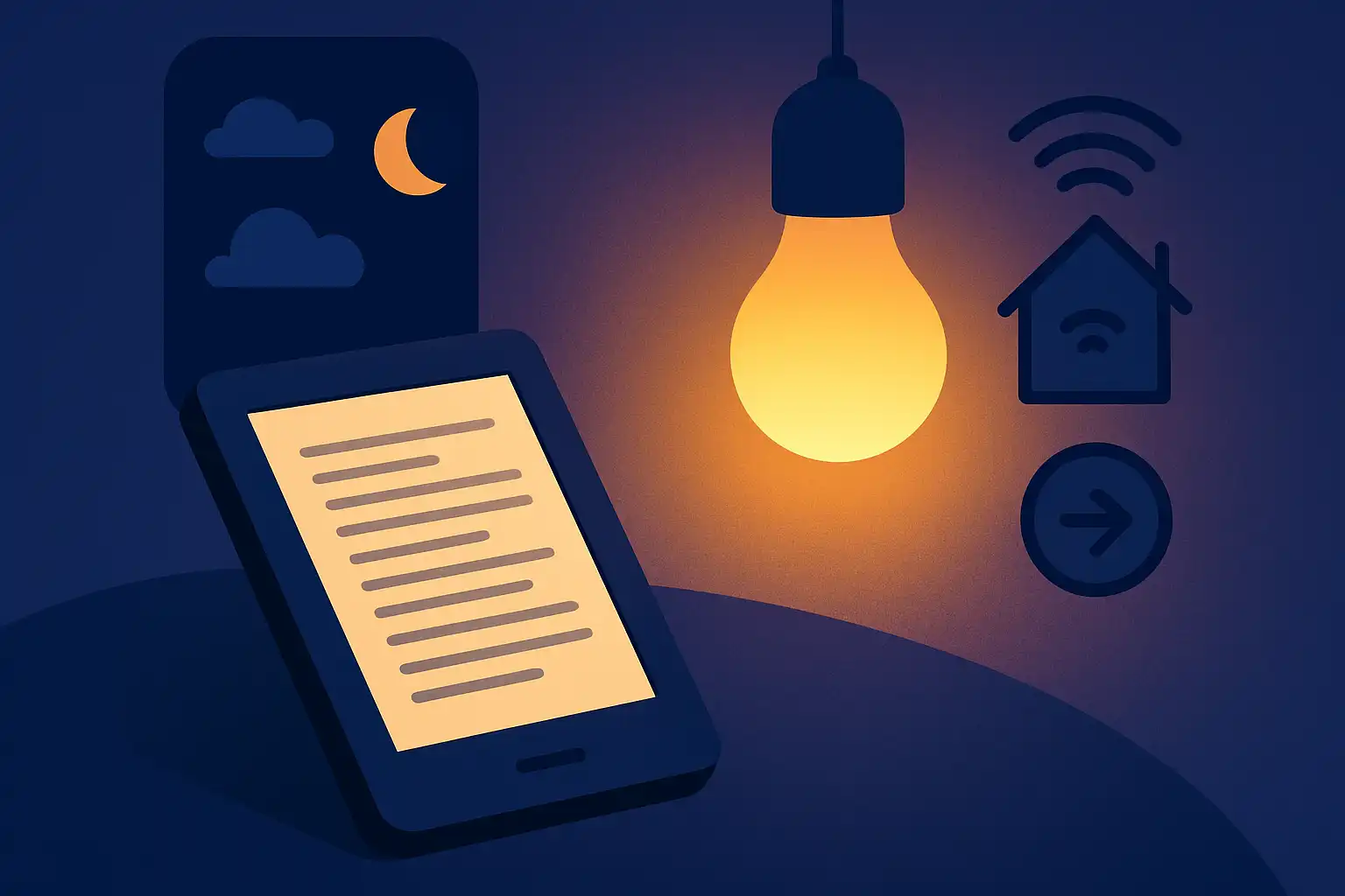 Zo koppel je je e-reader aan slimme verlichting voor perfect avondlezen