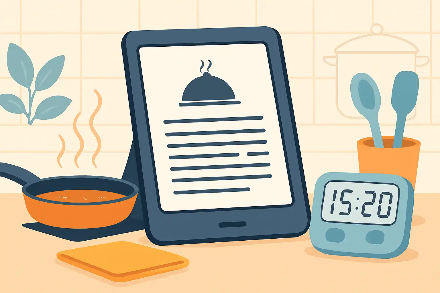 Zo maak je van je e-reader de ultieme keukenassistent: recepten, timers en handsfree koken