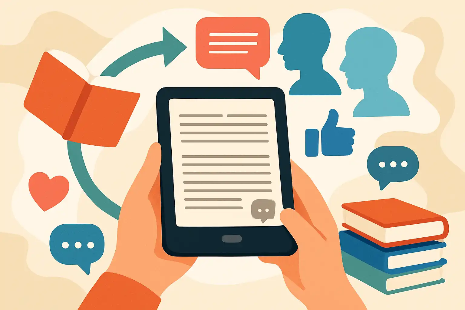 Zo verandert social reading op e-readers de manier waarop we boeken ontdekken en delen