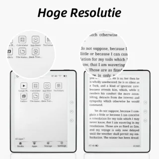 E-Reader - 5.76 inch Touchscreen - 32GB - E-book Reader - WIFI - E-Ink - Zwart