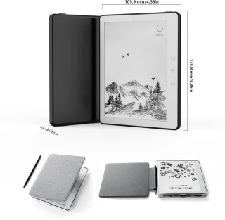 E-Reader - 5.76 inch Touchscreen - 32GB - E-book Reader - WIFI - E-Ink - Zwart