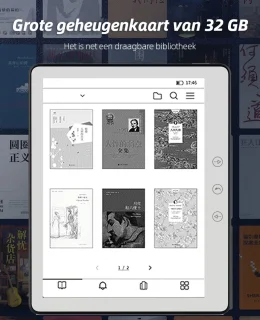 E-Reader - 5.76 inch Touchscreen - 32GB - E-book Reader - WIFI - E-Ink - Zwart