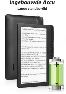 E-Reader - 7 inch Kleurenscherm - 16GB - Luisterboeken - E-Reader reader - Zwart