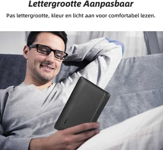 E-Reader - 7 inch Kleurenscherm - 16GB - Luisterboeken - E-Reader reader - Zwart