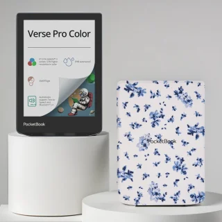 PocketBook Verse Pro Color - Stormy Sea + Bloemen PocketBook hoesje