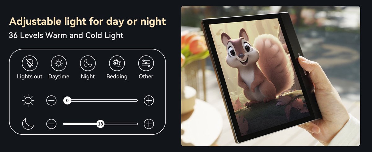 Bigme® 7 Inch Android E-reader 64 GB Zwart