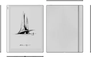 BOOX Go 10.3 E-ink e-reader met stylus pen