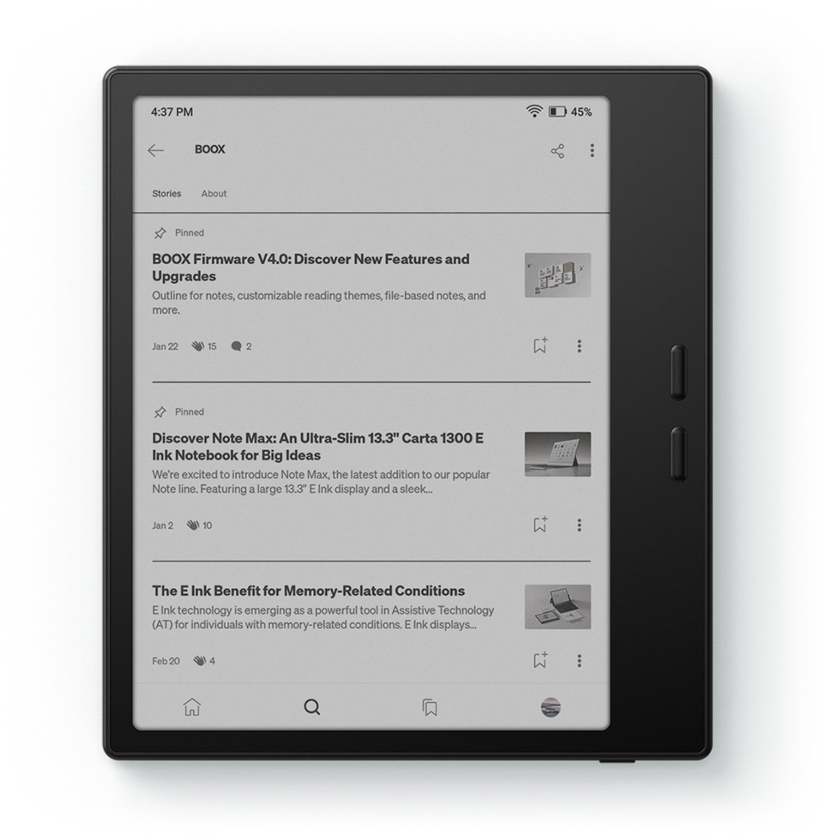 BOOX Go 7 Zwart e-reader