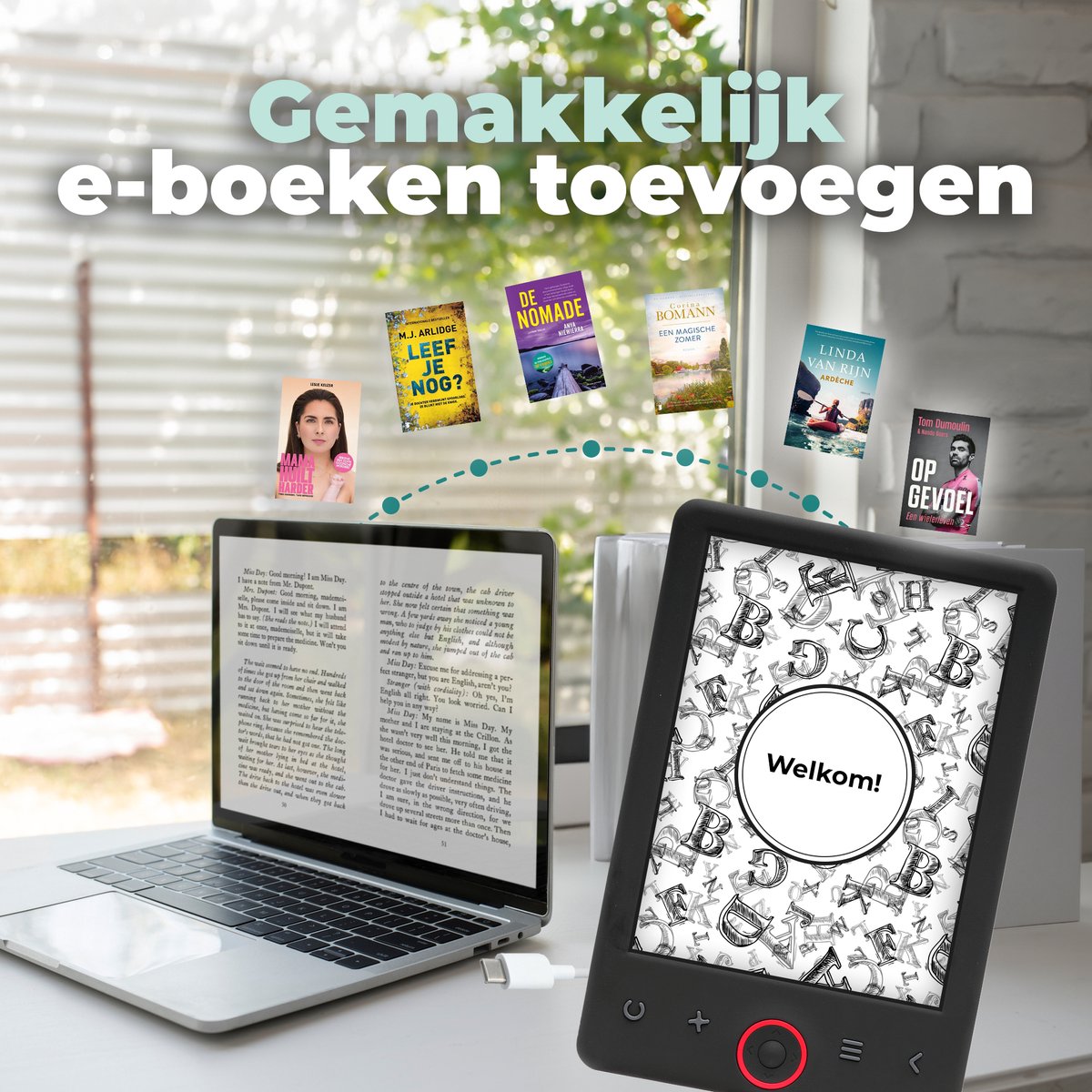 Denver EBO635L E Reader 6 inch E Ink Display