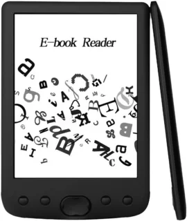 E-reader 6 inch met 8 GB geheugen