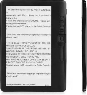 De E-reader 7 inch 16 GB Zwart in één oogopslag