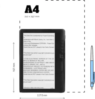E-reader 7 inch 16 GB Zwart