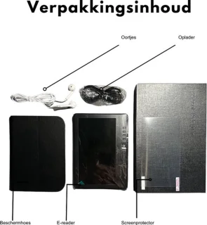 E-reader 7 inch 16 GB Zwart