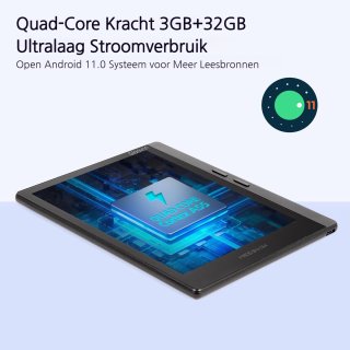 Wat vinden we goed aan de Gloovon® E-Reader 6.8 inch Zwart