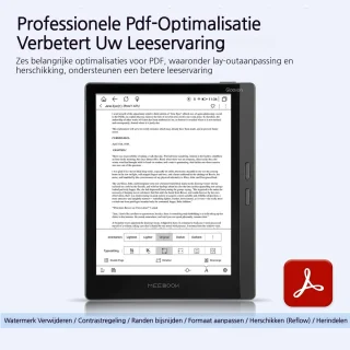 Gloovon® E-Reader 6.8 inch Zwart