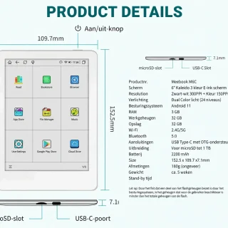 Wat vinden we goed aan de Gloovon E-reader